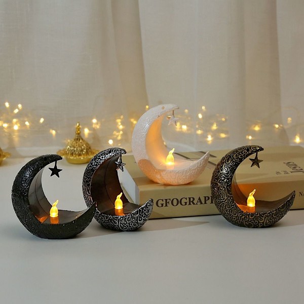 1kpl Led-kynttilänjalka Ramadan Kareem Decor TYYPPI 1 TYYPPI 1 Type 1