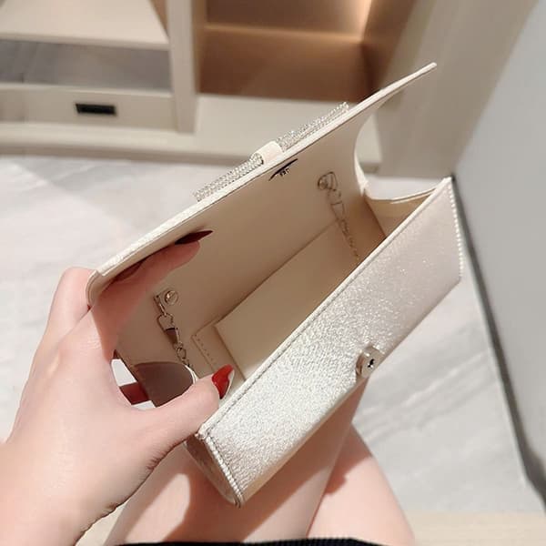 Silke Aften Tasker Clutch Taske SORT black