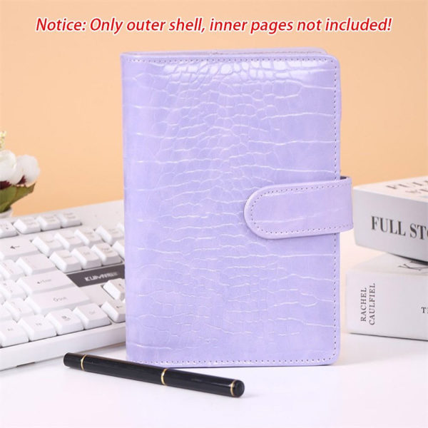 1 Stk Binder Notebook Cover Notebook Shell LILLA LILLA purple