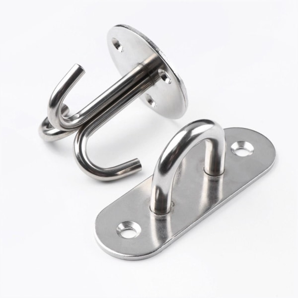 1kpl Seinäkoukku Kattoon kiinnitettävä ripustin LARGE U SILVER LARGE U large U silver