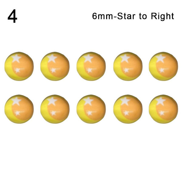 10 st/5 par Eyes Crafts Eyes Puppet Crystal Eyes 6MM-STAR TO 6mm-Star to Right4
