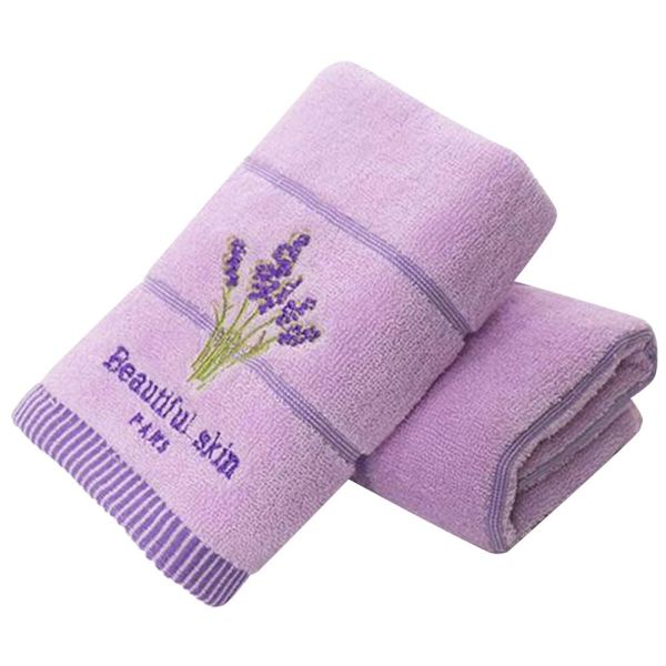 Voksne Håndklæde Vaskehåndklæder LILLA Purple
