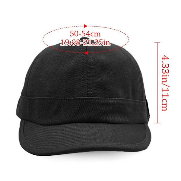 Barn Baseball Hat Peaked Cap SVART Black