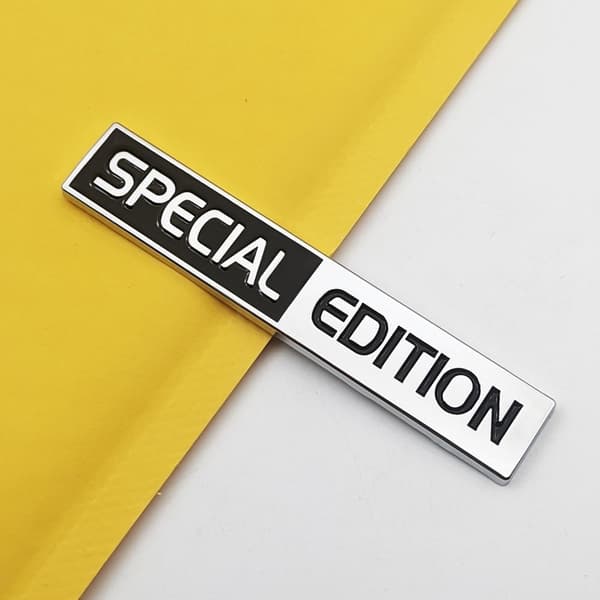 2 st Special/Limited Edition Emblem Edition Bilmärke 3D Bil