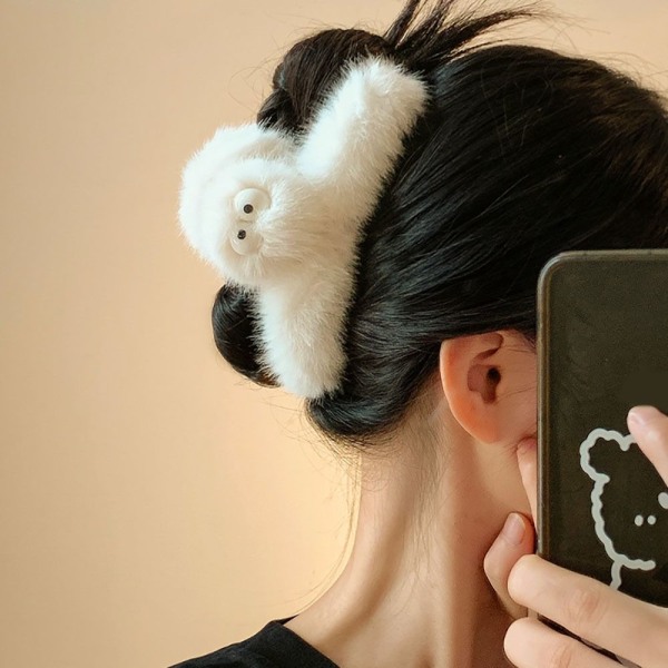 Plysch Hair Claw Hair Jaw Clips 7 7 7
