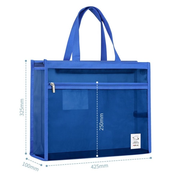 Mesh vetoketjullinen pussipussi Läpinäkyvä viilalaukku VÄRI 2 VÄRI 2 Color 2