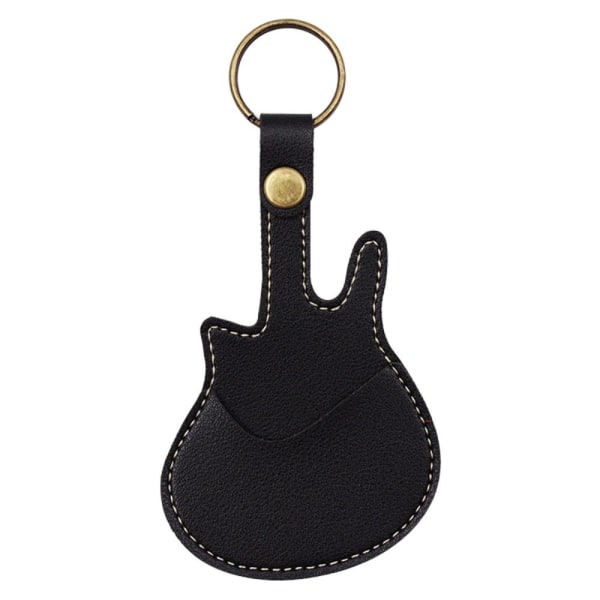 Guitar Pick Hållare Plectrum Case Väska SVART Black