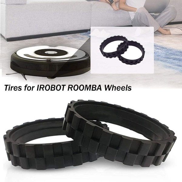 Däckskinn för IROBOT ROOMBA hjul 4st 4pcs