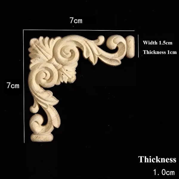 Træudskårne håndværk Træfigurer Håndværk 8X8CM3 3 8x8cm3