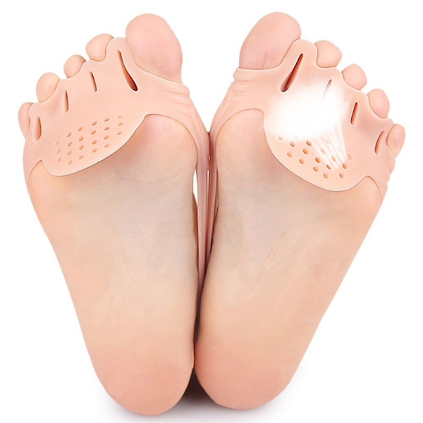 Fem hål Tå Splitter Relief Massage Front Palm HUD HUD Skin
