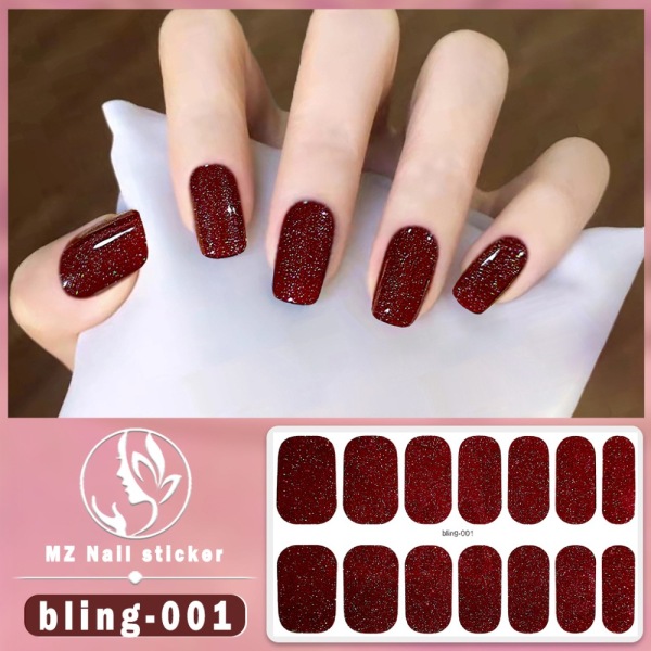 Franska Nageldekaler Nail Art Sticker 9 9 9