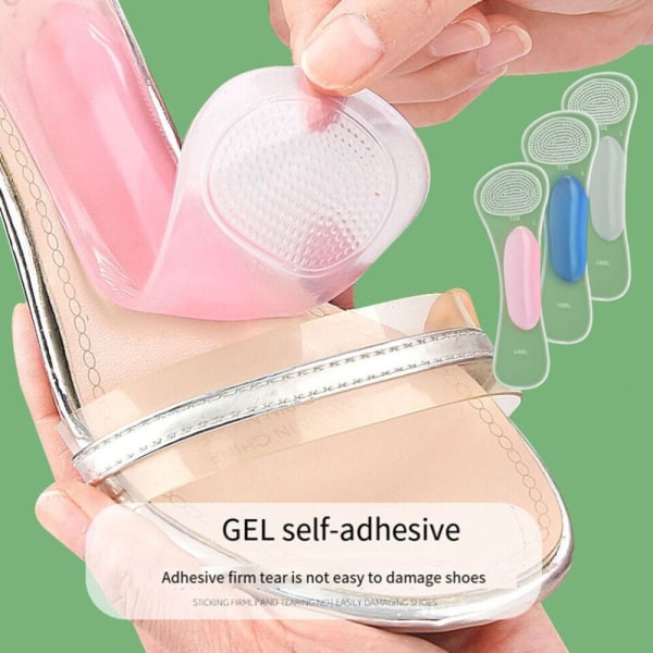 Gel Sole Pads Sandaalikenkien geelipohjalliset CLEAR clear