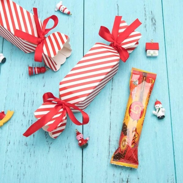 10 STK Chokolade-slikæsker Bryllupsfavoritæske A A A
