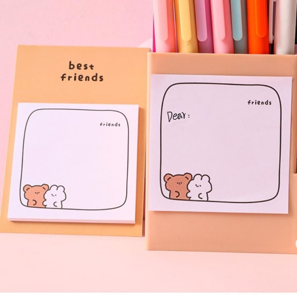 1/4 STK Memo Pad Sticky Notes 4 STK 4 STK 4PCS