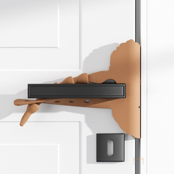 Dörrlåsskydd Dörrdämpare VIT white