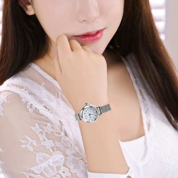 Dameur Quartz Armbåndsur SØLV silver