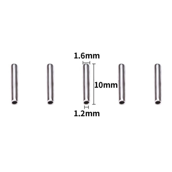 Fishing Wire Tube Line Crimping Sleeves 1,6X8 1,6X8 1.6X8
