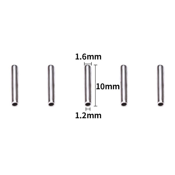 Krymphylsor för fisketråd Tube Line 1,0X8 1,0X8 1.0X8