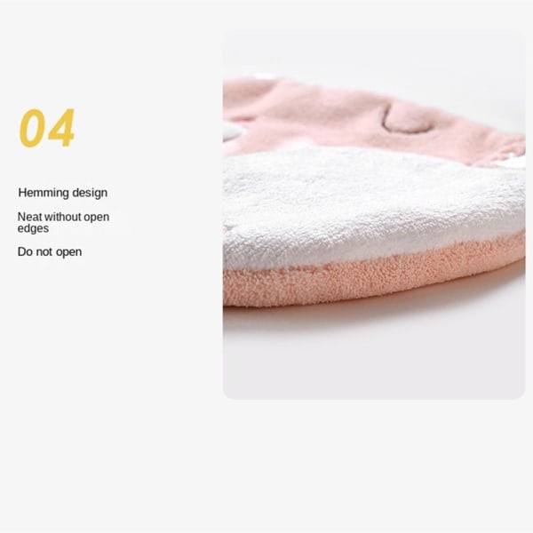 1stk Håndkle Hengende Badehåndkle HVIT white