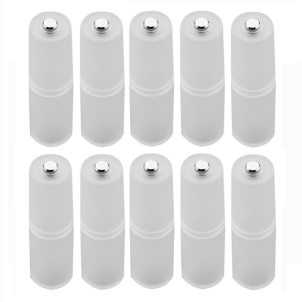 10 st AAA till AA Storlek Batterikonverterare Switcher Adapter