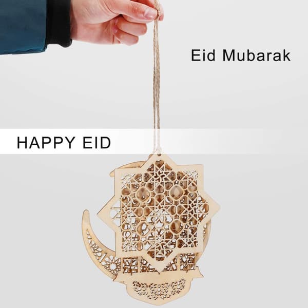 3 st Hängande Prydnad Advent Prydnad Ramadan Dekoration