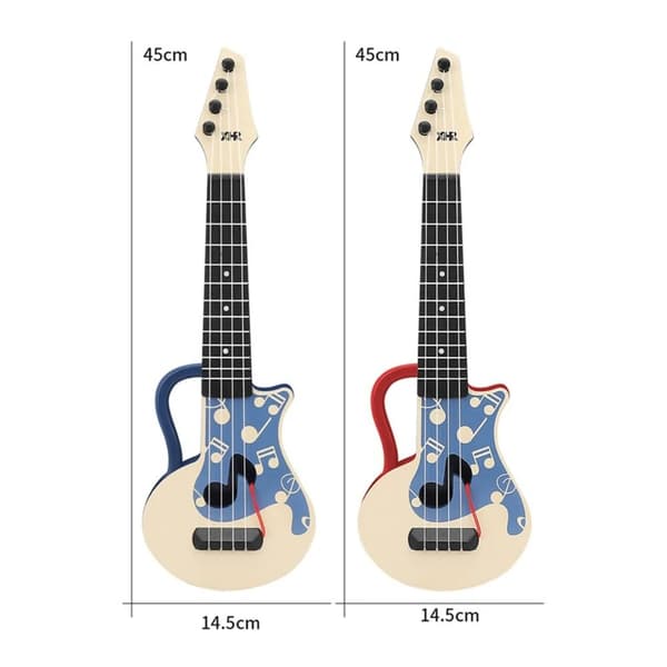 Leksaksgitarr Ukulele för Barn RÖD red