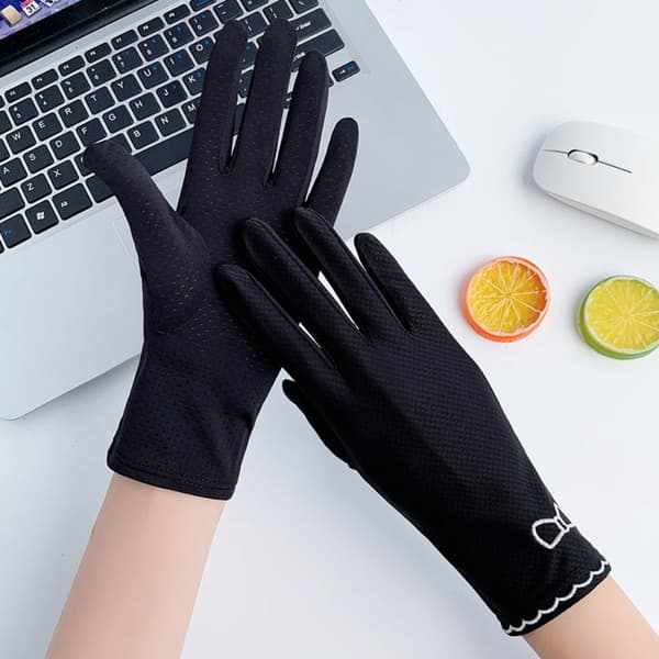 Sommer Solbeskyttelseshandsker Touch Screen Handsker HVID white