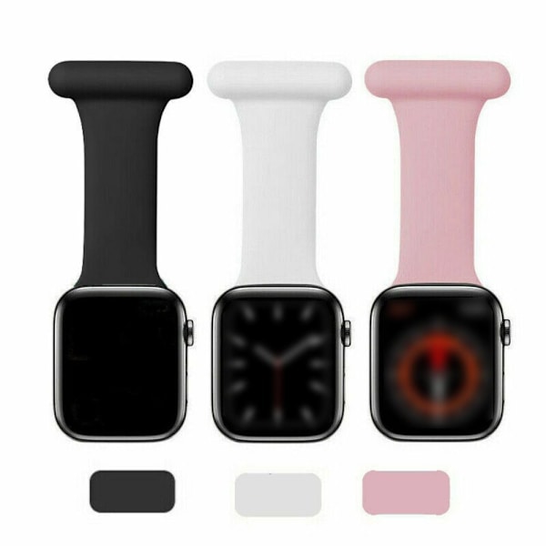 Nurse Watch Pin Armbånd Urbånd SORT 42/44/45MM black 42/44/45mm