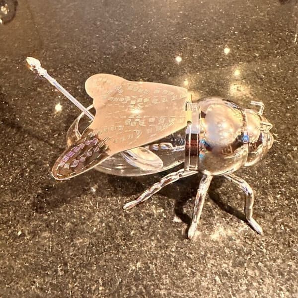 Bee Sugar Cup Krydderkrukke SØLV Silver
