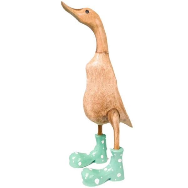 Plettet gummistøvler Duck Resin Duck Ornament GRØN L Green L