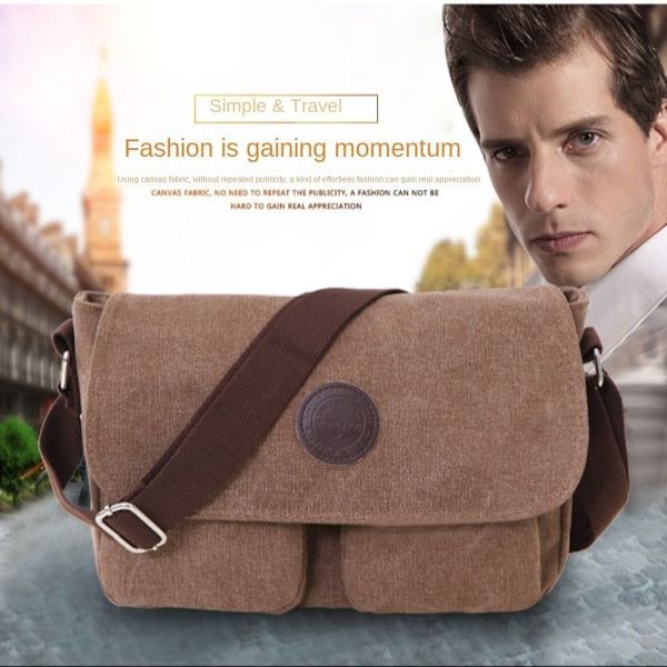 Miesten Crossbody Laukut Olkalaukku KHAKI Khaki