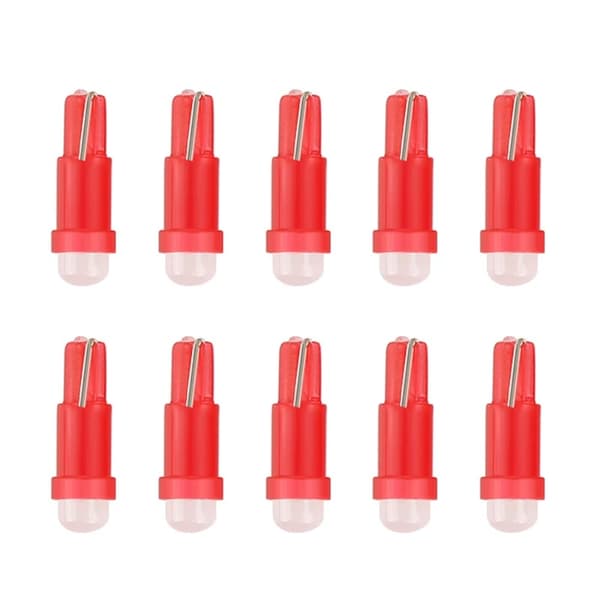 T5 LED Lys Instrumentpanel Lys HVIT 10STK 10STK White 10Pcs-10Pcs