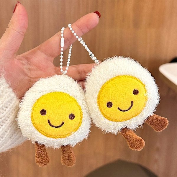 Pocherat ägg hänge Ägg nyckelring HÄNGE HÄNGE Pendant