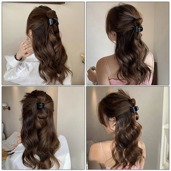 Hårklo Hårkloklämma MÖRKBRUNT Dark Brown