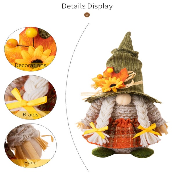 Efterårsnisser Dekoration Thanksgiving Decor DESIGN A DESIGN A Design A