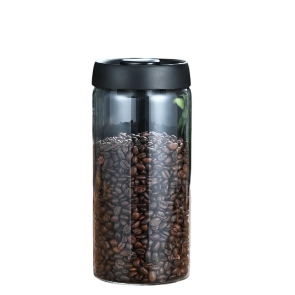 Kaffebehållare Kaffeförvaring SVART Black