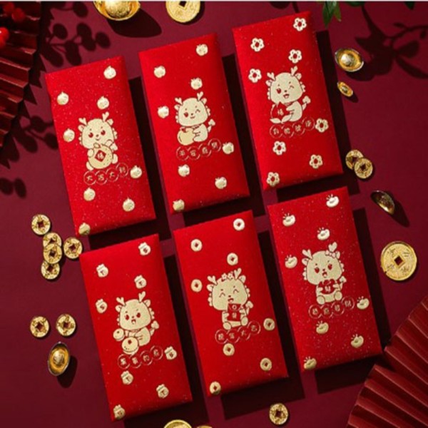 New Year Money Red Envelope 2024 Dragon Year universal punainen laukku 10