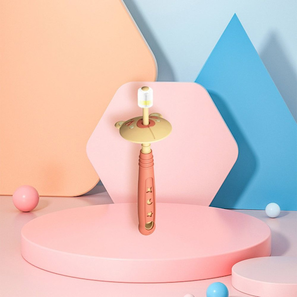 Barntandborste Baby Oral Cleaner VATTENMELON RÖD Watermelon Red