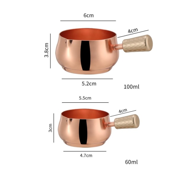 Såskopp Smakfat GOLD-60ML GULD-60ML Gold-60ml