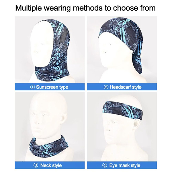 lce Silk Bandana Cool Face Huivi 6 6 6