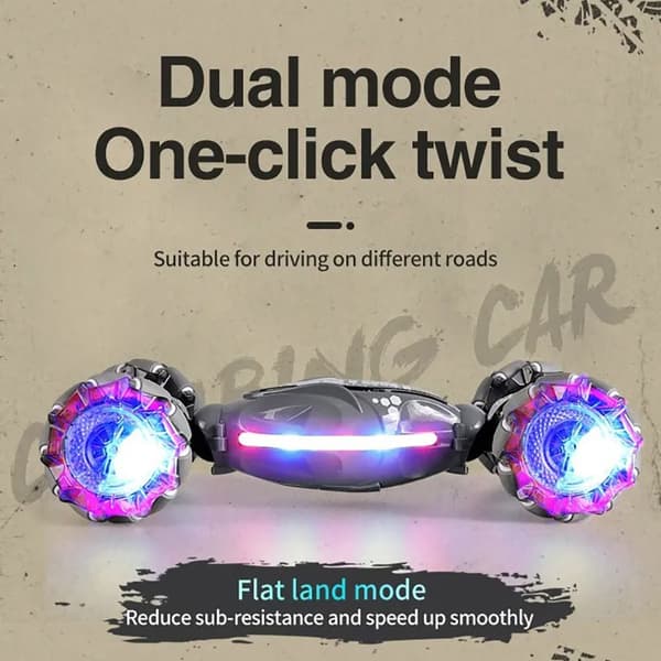 Gesture RC Stuntbil RC Bil GRÅ grey