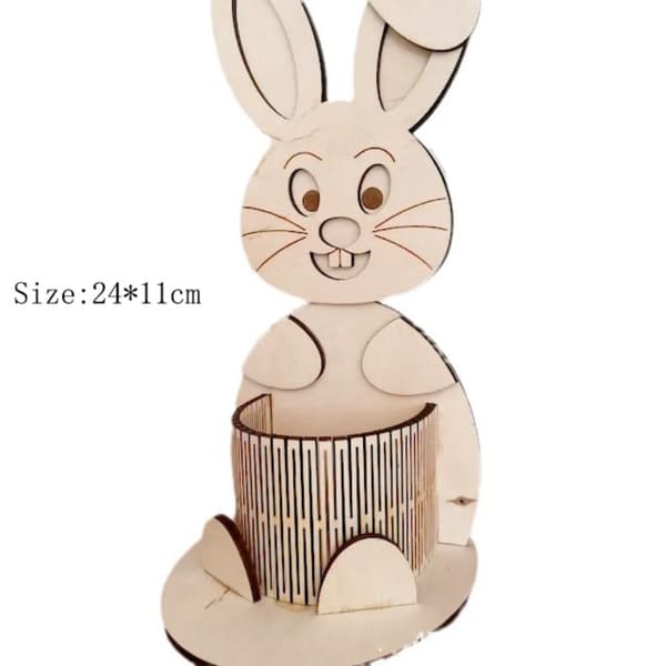 Påskehare Eggholder Påskeegg Stativ Hyller Hareholder
