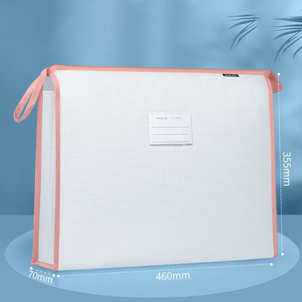 Mesh blixtlåspåse påse Transparent filpåse FÄRG 3 FÄRG 3 Color 3