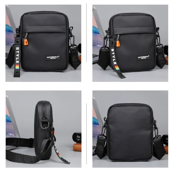 Messenger Slingväskor Crossbody Pouch SVART black