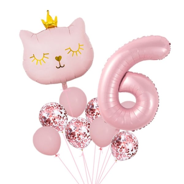 10 stk/sæt Fødselsdag tal balloner Jumbo nummer ballon 5 5 5