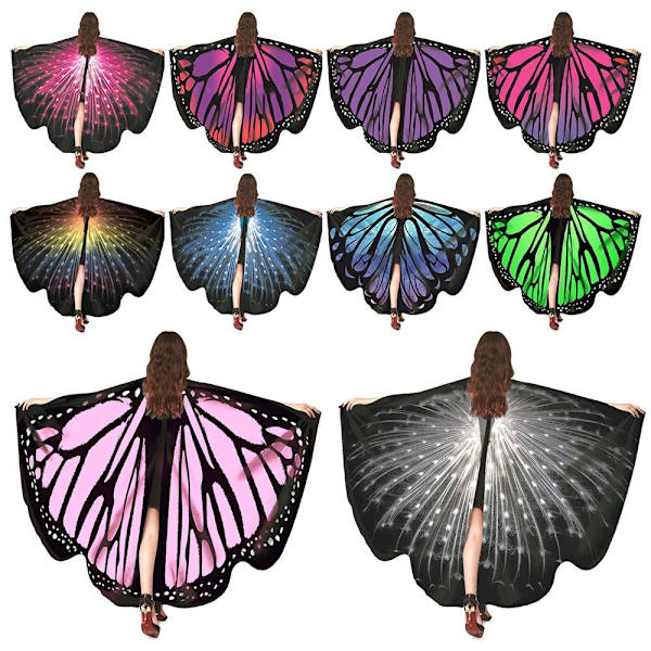Butterfly Cape Butterfly Wings Sjal 04 04 04