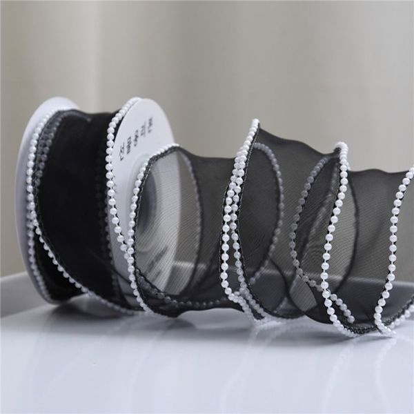 Käärenauha Pearl Fishtail sideharso MUSTA black