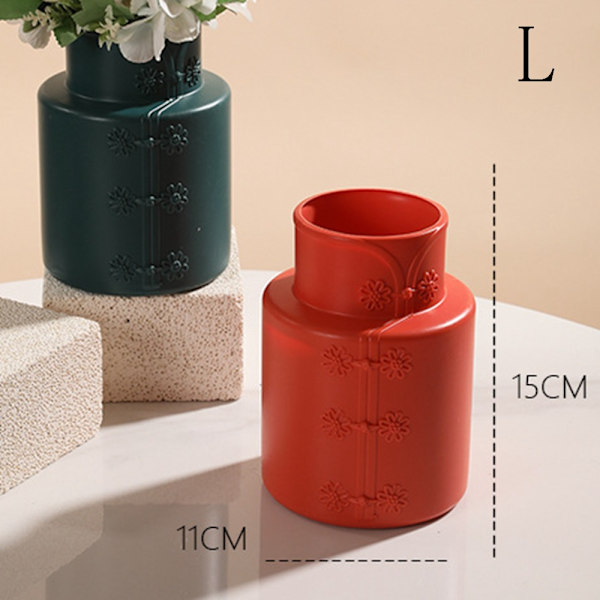 Blomstervase Blomsterpotte ORANGE L Orange L