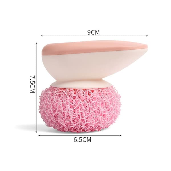 Puhdistuspallo Puhdistusharja PINKKI Pink