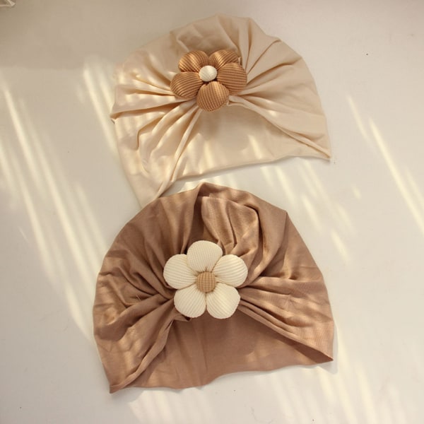 Pannband Turban BRUN TJOCK STYLE S BRUNN TJOCK STIL S Brown thick style S